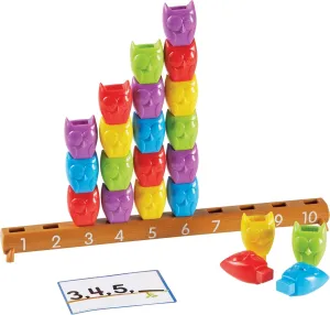 Learning Resources 1-10 Counting Owls Activity Set, Counting & Sorting Toys, Math Game, Fine Motor Toy, 25 Piece Set, Ages 3 