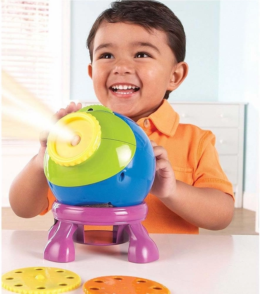 Learning Resources Shining Stars Projector, Solar System Space Toy Set, 5Piece Set, Ages 3 , Multicolor, Model:LER2830