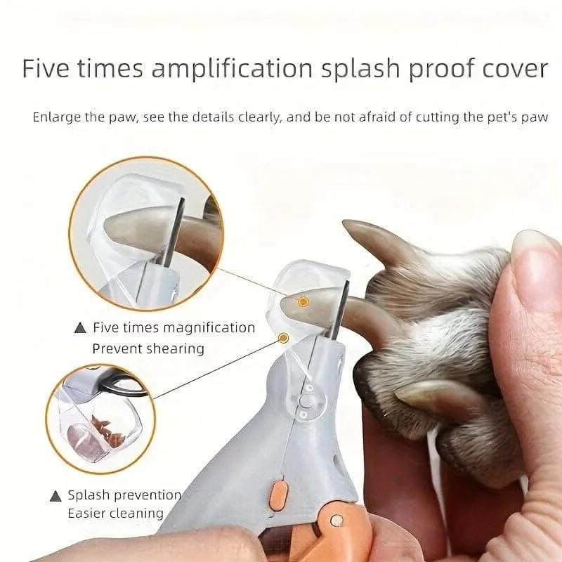LED Pet Nail Clipper with Ergonomic Handle