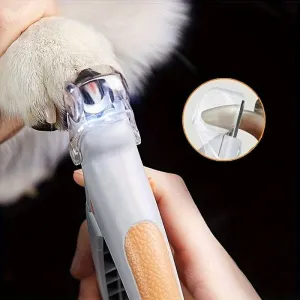 LED Pet Nail Clipper with Ergonomic Handle
