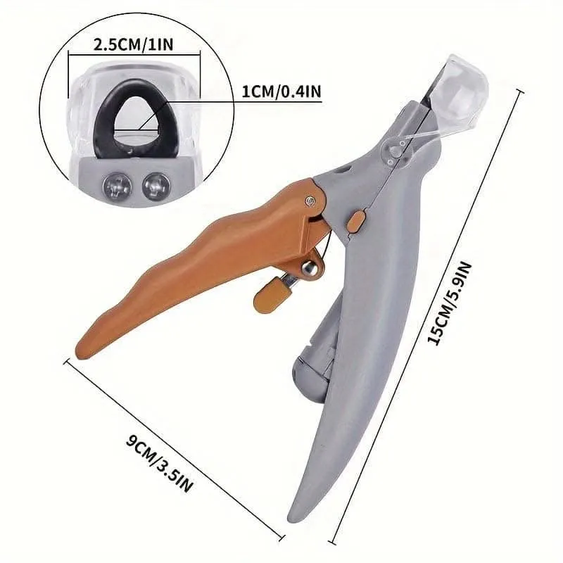 LED Pet Nail Clipper with Ergonomic Handle