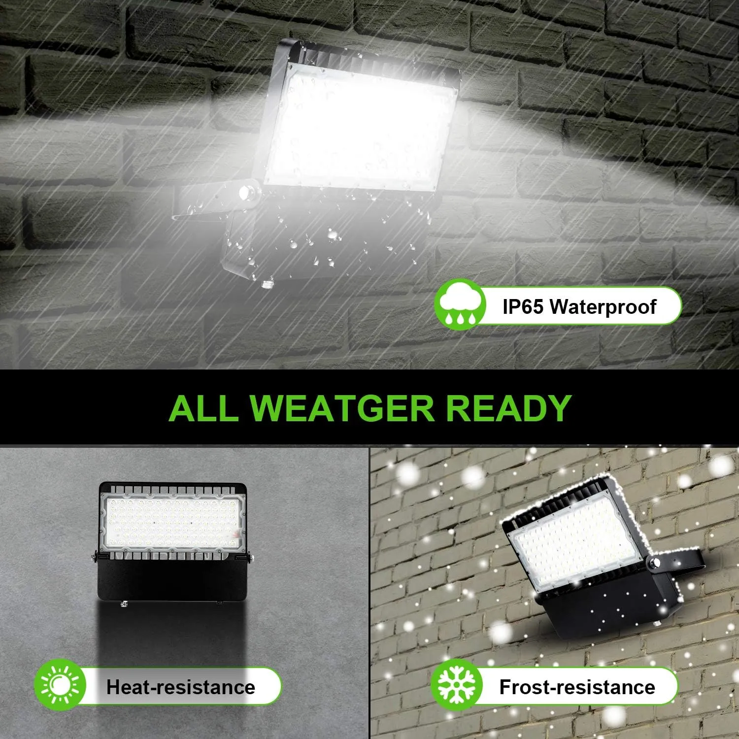 LEDMO 240W LED Flood Lights Outdoor, High- Brightness 36000 Lumen Stadium Lights Commercial Floodlights Heavy-Duty Outside Spotlight for Yard Court Area Field