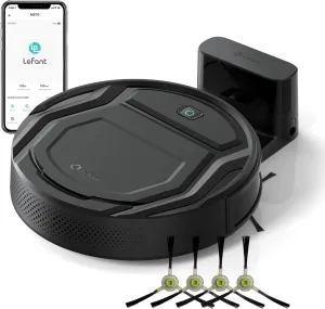 Lefant Robot Vacuum Cleaner Slim Quiet,2200Pa Powerful Suction,120 Mins Runtime,6 Cleaning Modes,Wi-Fi/App/Alexa,Self-Charging Pet Hair Robotic Vacuum Ideal for Hard Floor,Low-Pile Carpet,M210 Pro