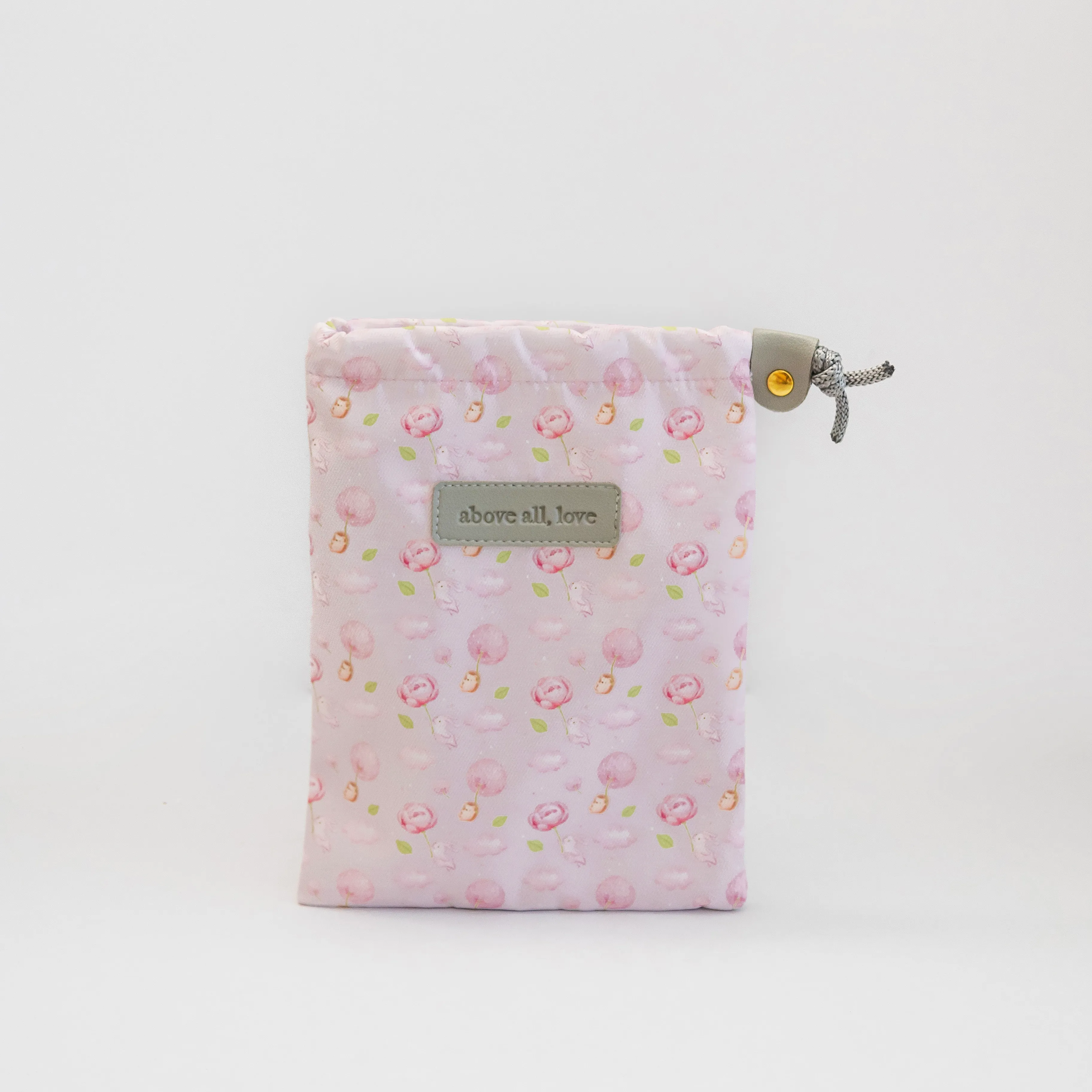 Little Hedgehog & Bunny Drawstring Bag