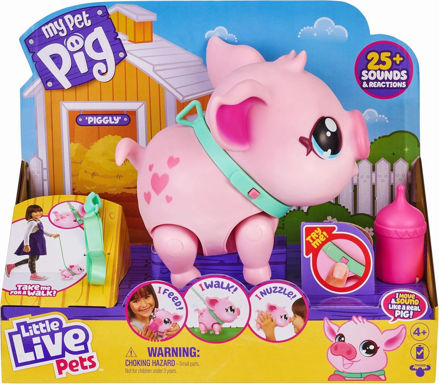 Little Live Pets My PET Pig S1 Single PK - Piggly
