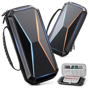 Lmcpa Carrying Case for Nintendo Switch 2 (2025), Hard Shell Travel Case with Storage Pockets for Accessories & Games, Protective Portable Pouch for 2025 Switch 2nd gen [7.9 inch], Black