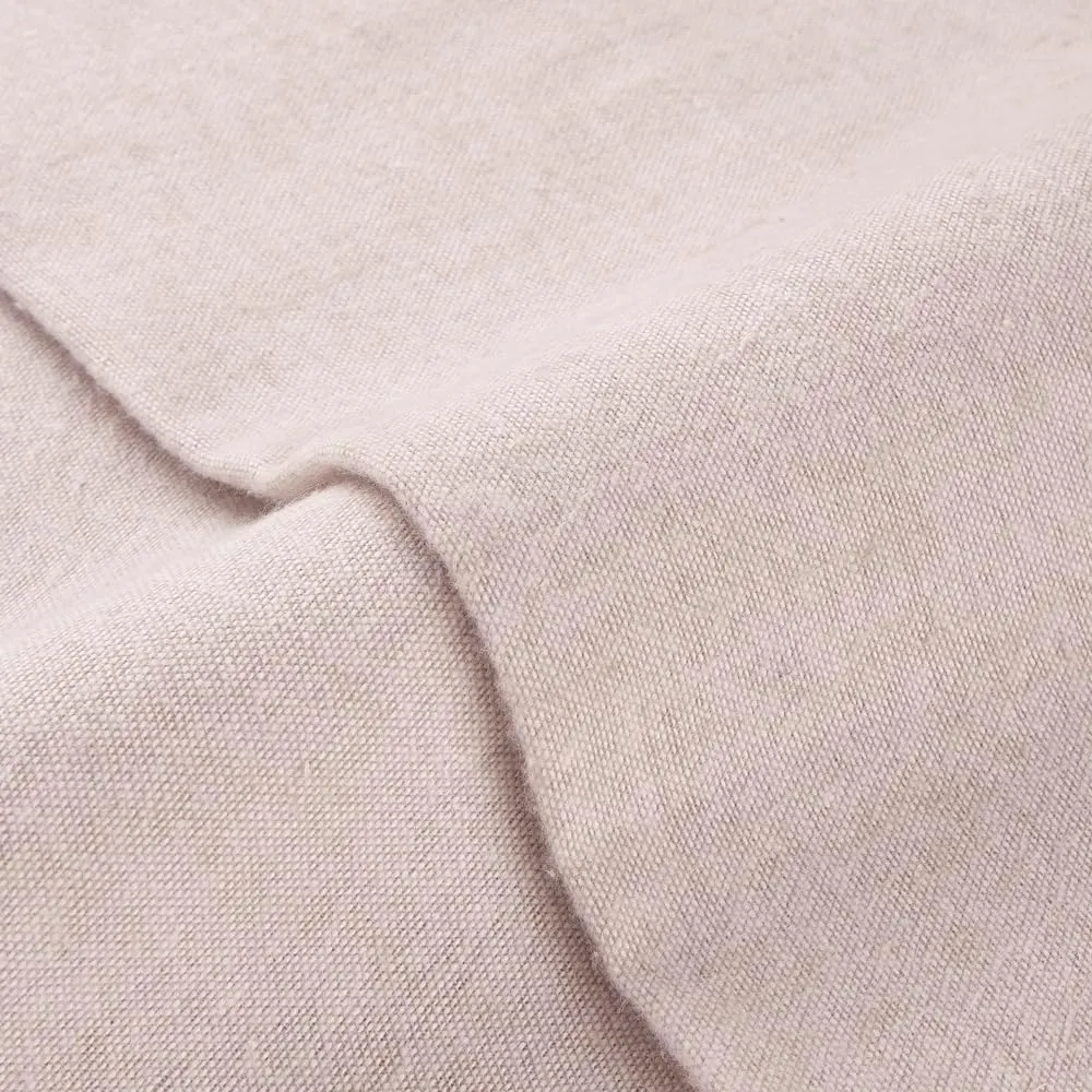 Lodge & Linen Flannel Sheets Queen Size Rich Cotton -High GSM Flannel Bed Sheet Deep Pockets - Warm & Cozy Flannel Sheet Set for All Seasons (Dark Oat)