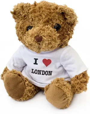 London Teddy Bears New - I Love Cute Soft Cuddly - Gift Present Xmas Birthday