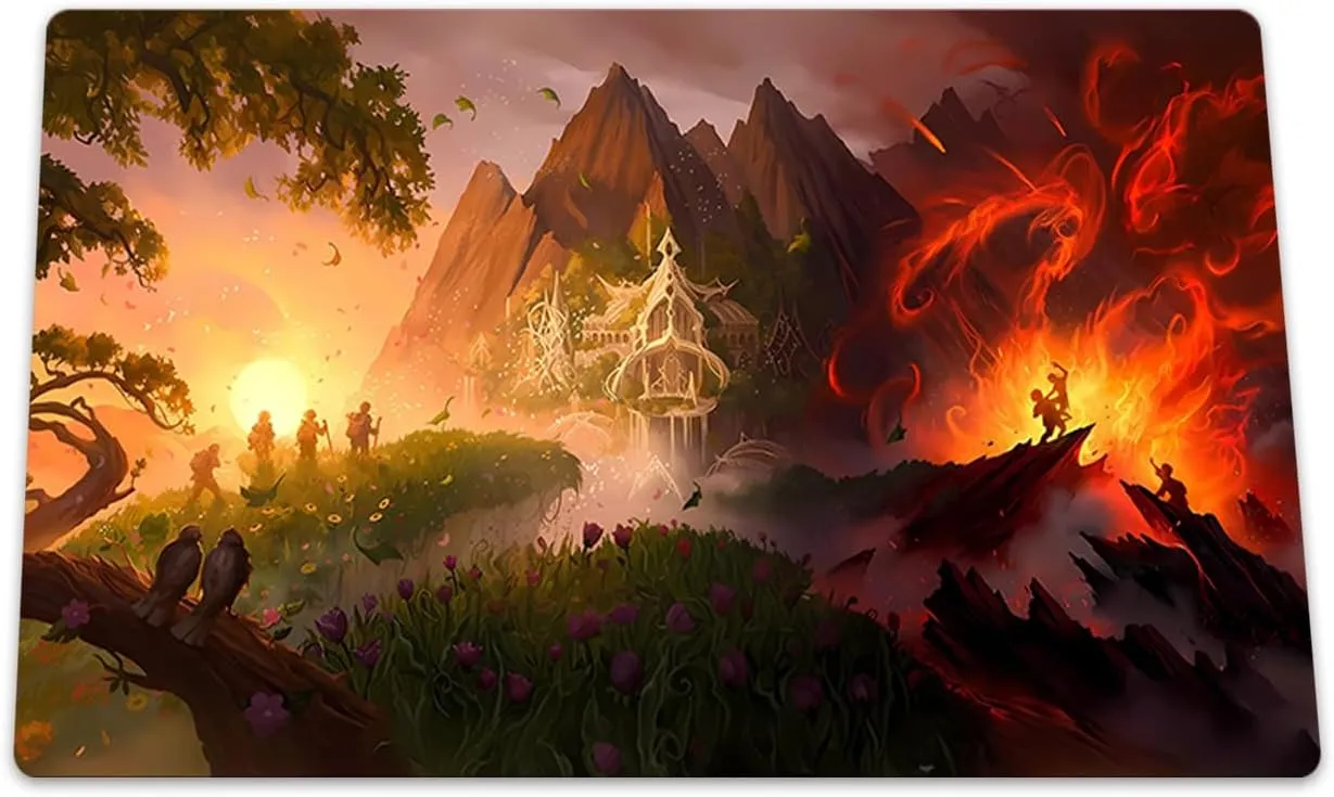 Lord Rings Trading Card Game MTG Playmat TCG CCG Mat Duel Mat Free Bag