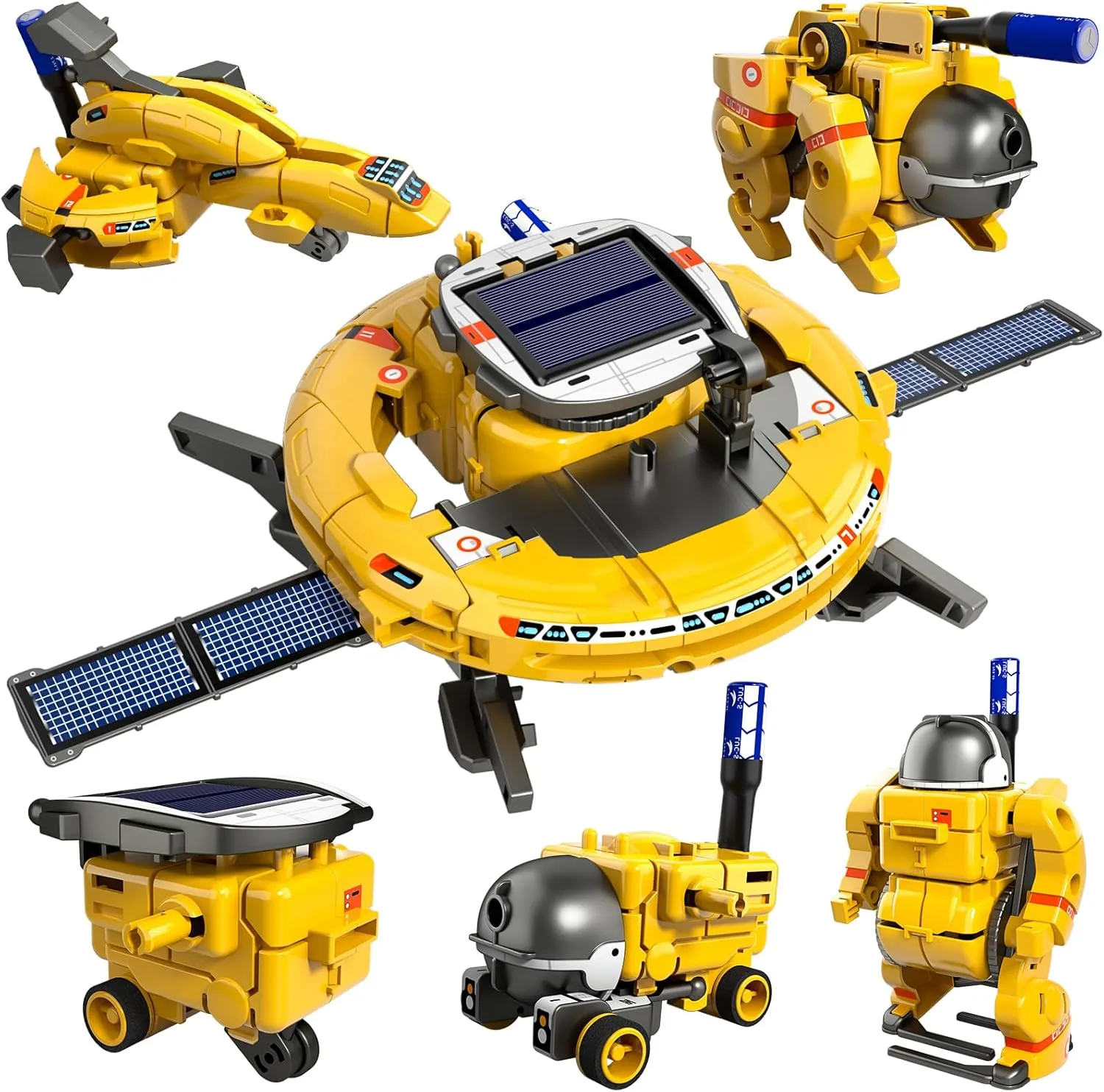 Lucky Doug STEM Projects for Kids Ages 8-12 12-16，6-in-1 Building Science STEM Kits for Boys Kids, Solar Robot Kit Space Toys Birthday Gifts for 8 9 10 11 12 13 14 15 16 Year Old Boys Girls Teens