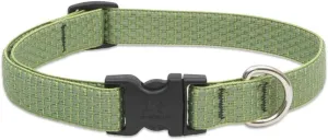 LupinePet Eco 3/4" Moss 13-22" Adjustable Collar for Medium and Larger Dogs