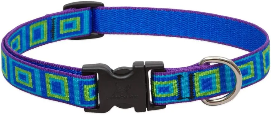 LupinePet Originals 3/4" Sea Glass 13-22" Adjustable Collar for Medium and Larger Dogs