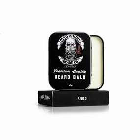 Mad Viking Fjord Beard Balm – Non-Greasy Balm to Soften & Style with a Medium Hold - Made with Shea Butter, Beeswax & Premium Oils – Crisp Clean Citrus & Woodsy Scent, Made in the USA - 2oz