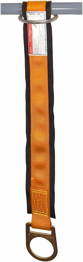 Madaco Roof Construction Fall Protection Heavy Duty Industrial Safety 6FT Snap Hook Non-Adjustable Beam Strap D-Ring Lanyard ANSI OSHA L-613-43-6