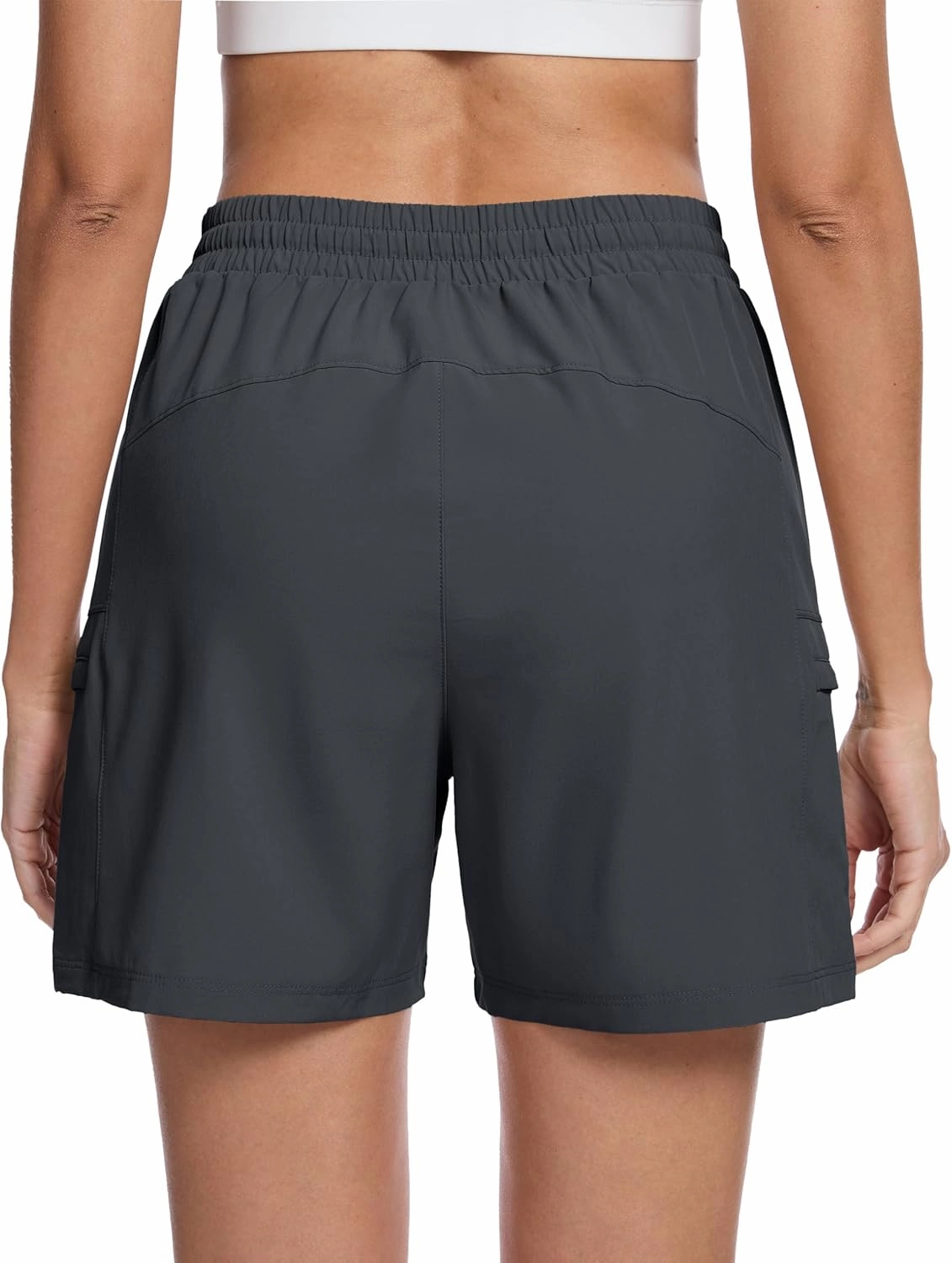 MAGCOMSEN Women's 5" Hiking Cargo Shorts UPF 50  Lightweight Quick Dry Summer Golf Athletic Casual Shorts 4 Pockets