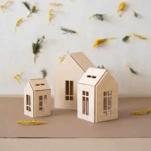 Magnetic Dollhouse - Natural, Medium