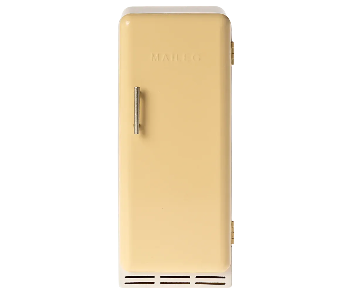 Maileg Miniature Fridge - Yellow