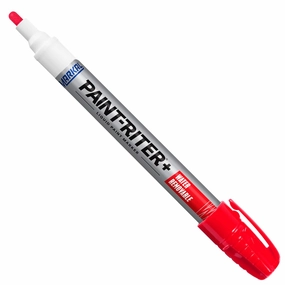 Markal Pro-Wash Water Removable Paint Marker with Real Paint, Red (Pack of 12)
