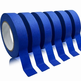 Masking Tape, Blue Tapes, Painters Tape, Artist Painter's Painting Paper Tape for Multi-Purpose Wall Paint, DIY Crafts, Scrapbook, Decoration, Labeling, Edge Finishing, 0.94IN x 60.1YD, 6 Rolls