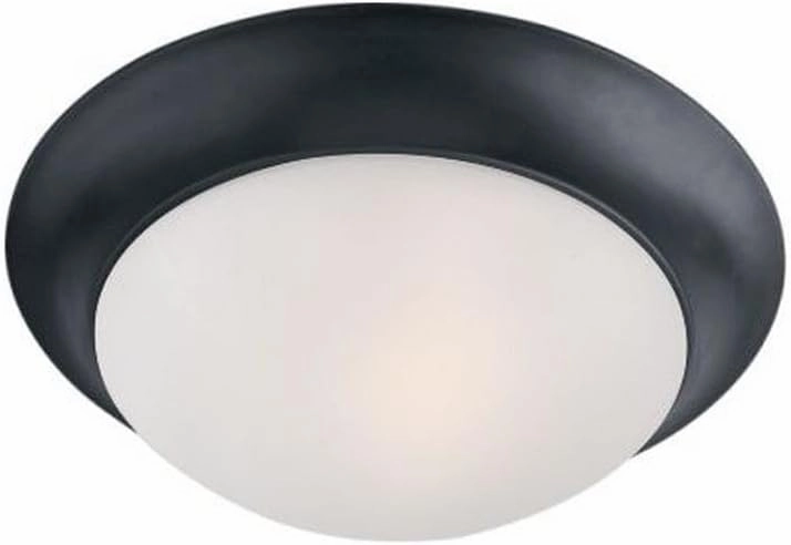 Maxim Lighting 5851FTBK Essentials-585x-2 Light Flush Mount in Early American style-14 Inches Wide by 5 inches high