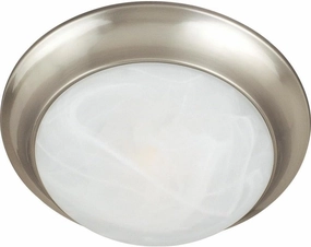 Maxim Lighting 5852MRSN Essentials-3 Light Flush Mount in Utility Style, Finish Color: Satin Nickel