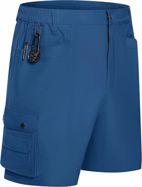 Mens Golf Shorts Quick Dry Casual Cargo Hiking Work Shorts with Multi Pocket for Travel Fishing Tactical