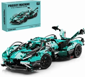 Mesiondy 1:14 MOC Sports Car Building Blocks Toys Boys or Adults Kits， Building Set Raceing Car Model,Cars for Boys Age 12-16 8-14，(1039 Pieces)