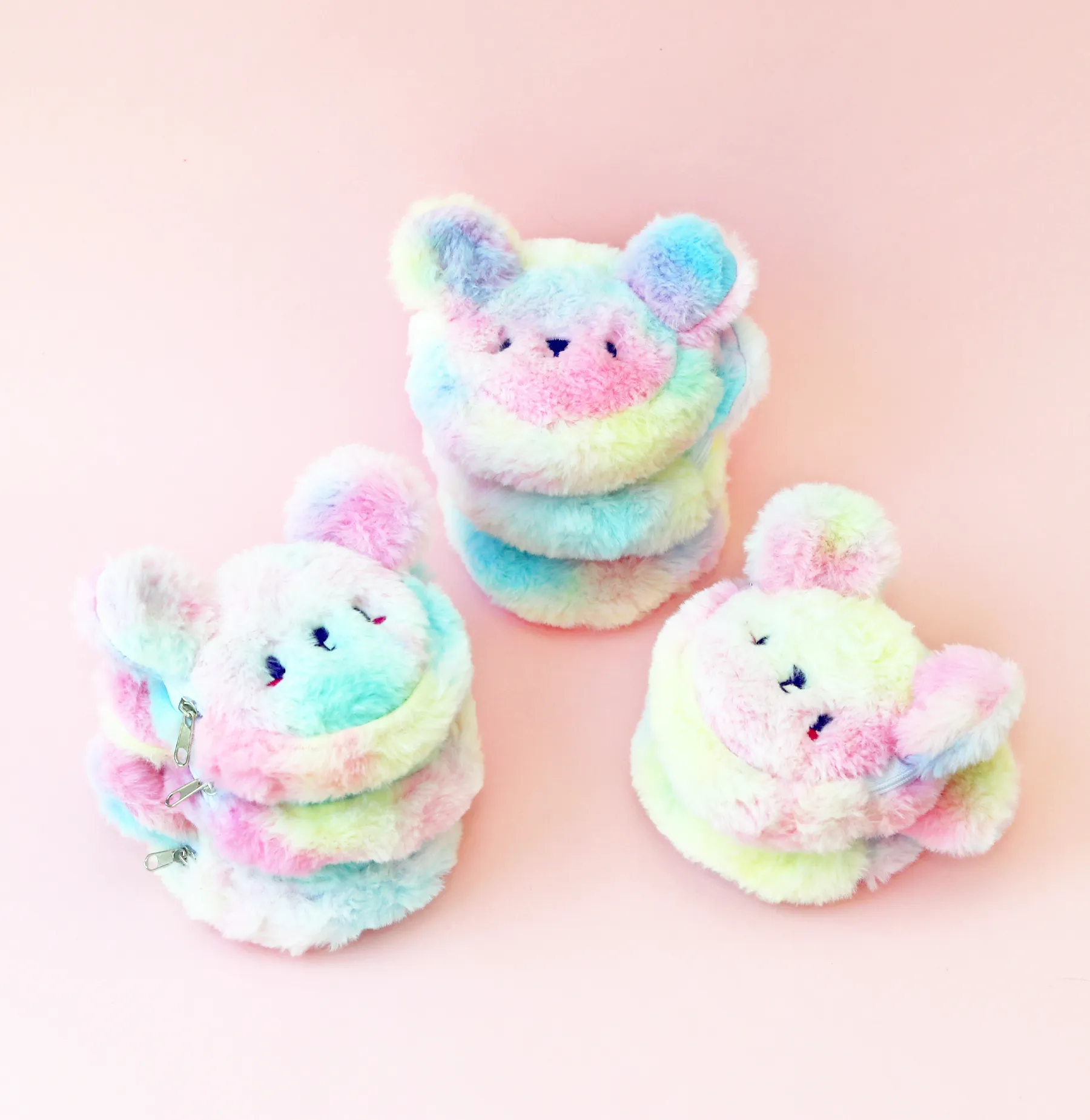 Mini Rainbow-kuma bag •ᴥ• ふわふわクマ ✦EXTREMELY RARE✦