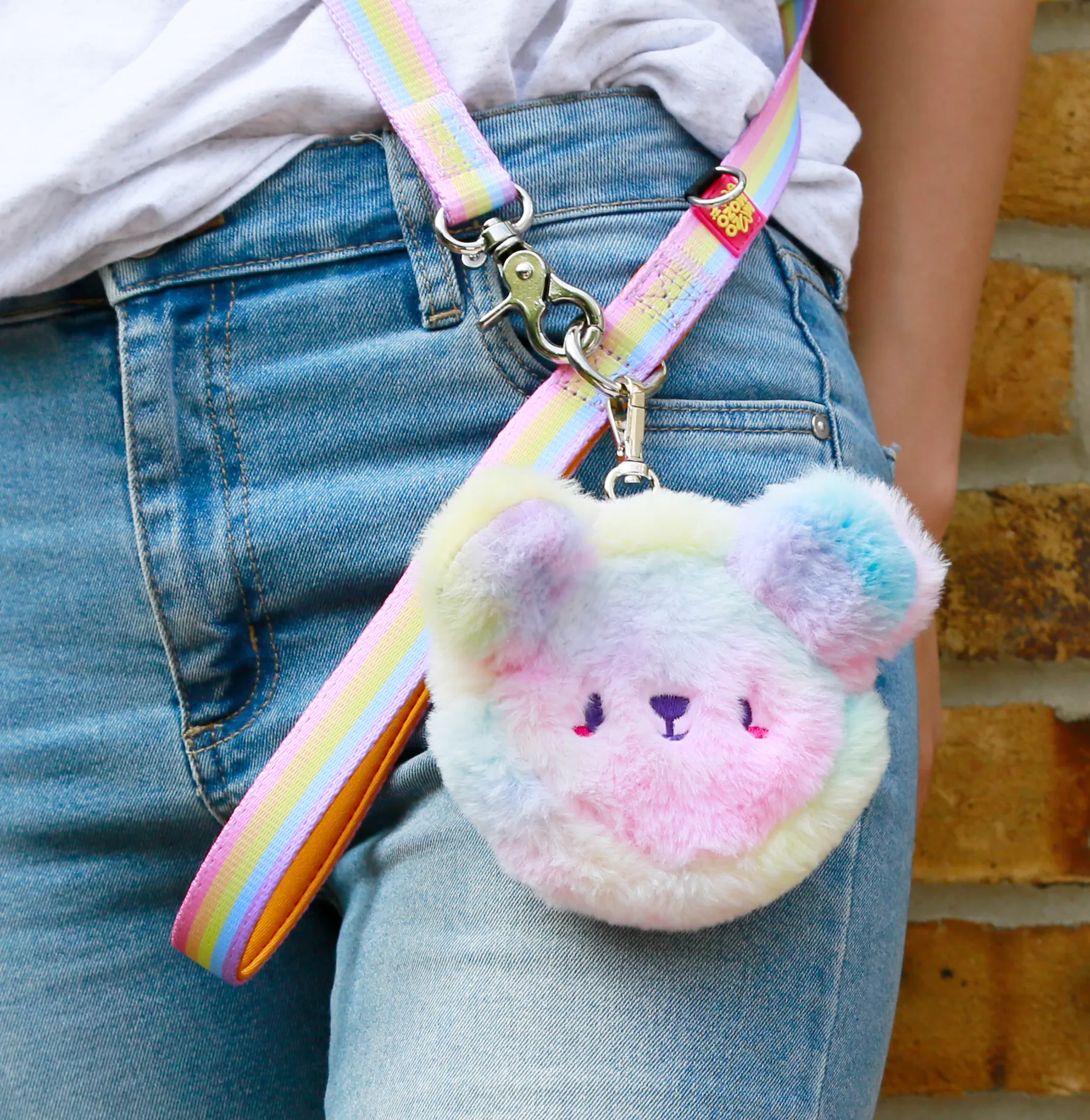 Mini Rainbow-kuma bag •ᴥ• ふわふわクマ ✦EXTREMELY RARE✦