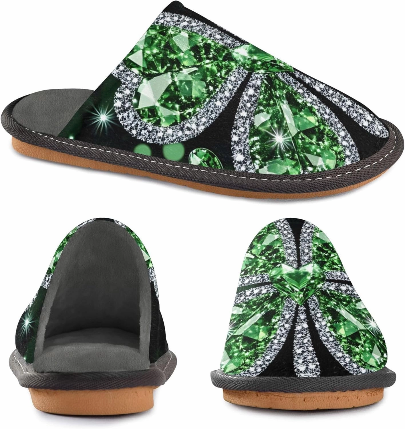 MNSRUU Fuzzy Slippers House Slippers for Women Men Gnomes Rose Black Plush Warm Slippers Winter Soft Slippers Bedroom Shoes Plush Lining Indoor Non-slip