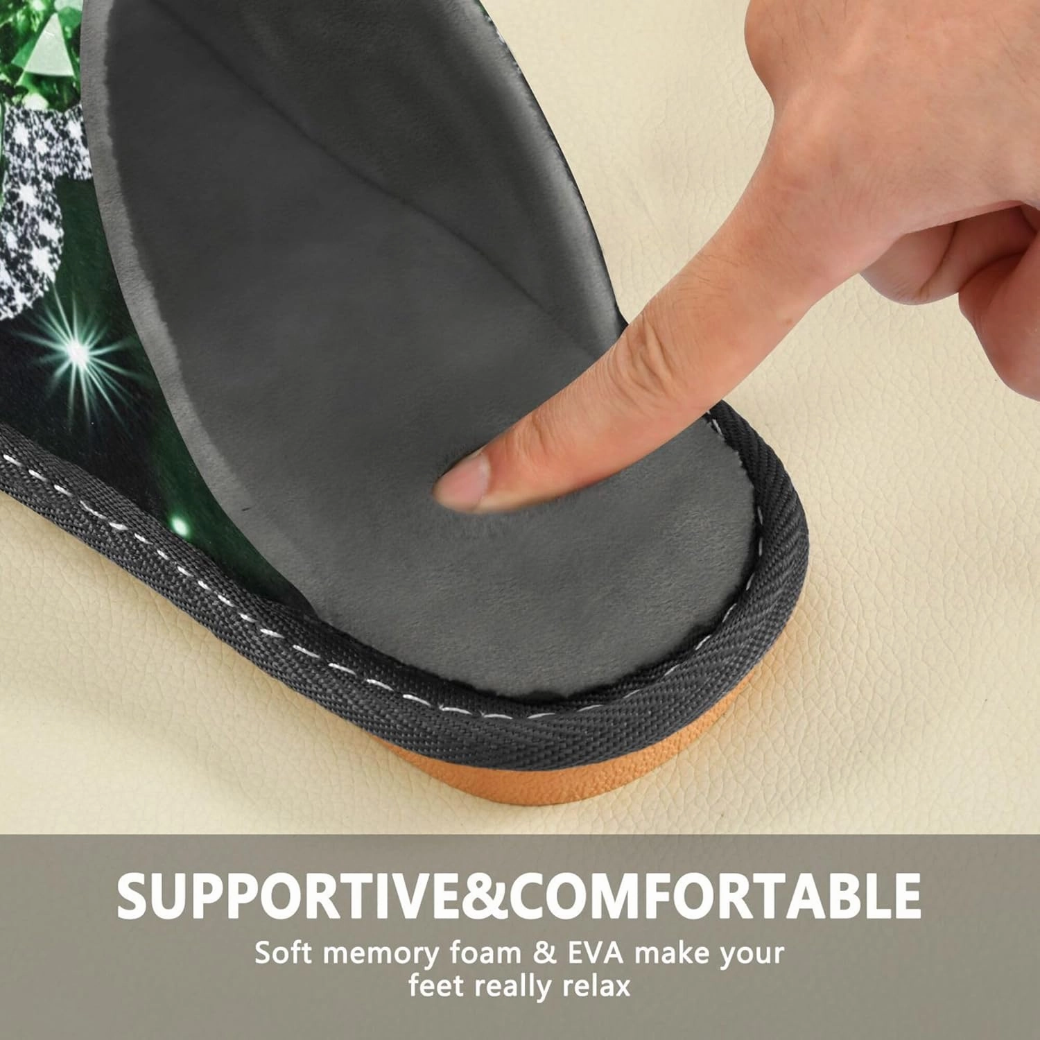 MNSRUU Fuzzy Slippers House Slippers for Women Men Gnomes Rose Black Plush Warm Slippers Winter Soft Slippers Bedroom Shoes Plush Lining Indoor Non-slip