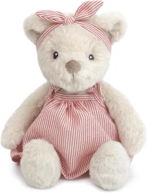 MON AMI Ellie The Bear Stuffed Animal – 11’’, Sundressed Teddy Bear Plush for Baby Shower, Cute Plushies for Kids of All Ages