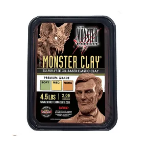 Monster Clay Premium Brown Medium - single