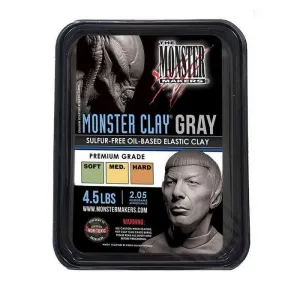 Monster Clay Premium GREY HARD - Single
