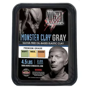 Monster Clay Premium GREY MEDIUM- single
