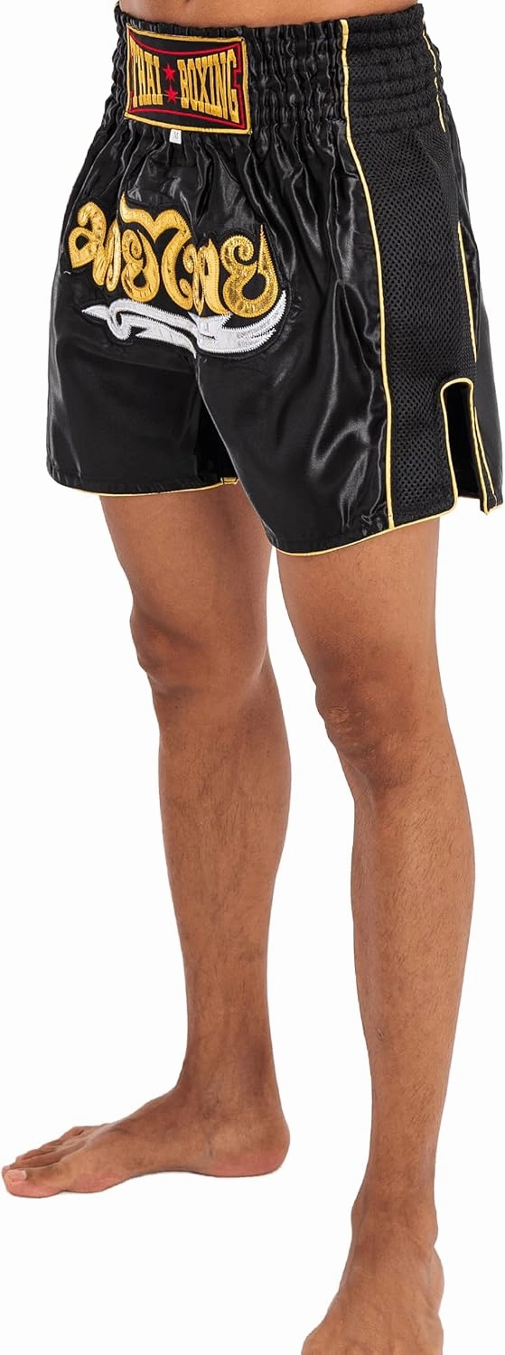 Muay Thai Shorts for Men Women Slim Cut MMA Boxing Shorts Training Kickboxing Clothing Martial Arts Trunks