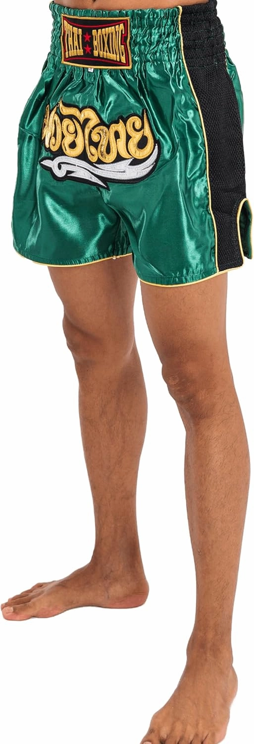 Muay Thai Shorts for Men Women Slim Cut MMA Boxing Shorts Training Kickboxing Clothing Martial Arts Trunks