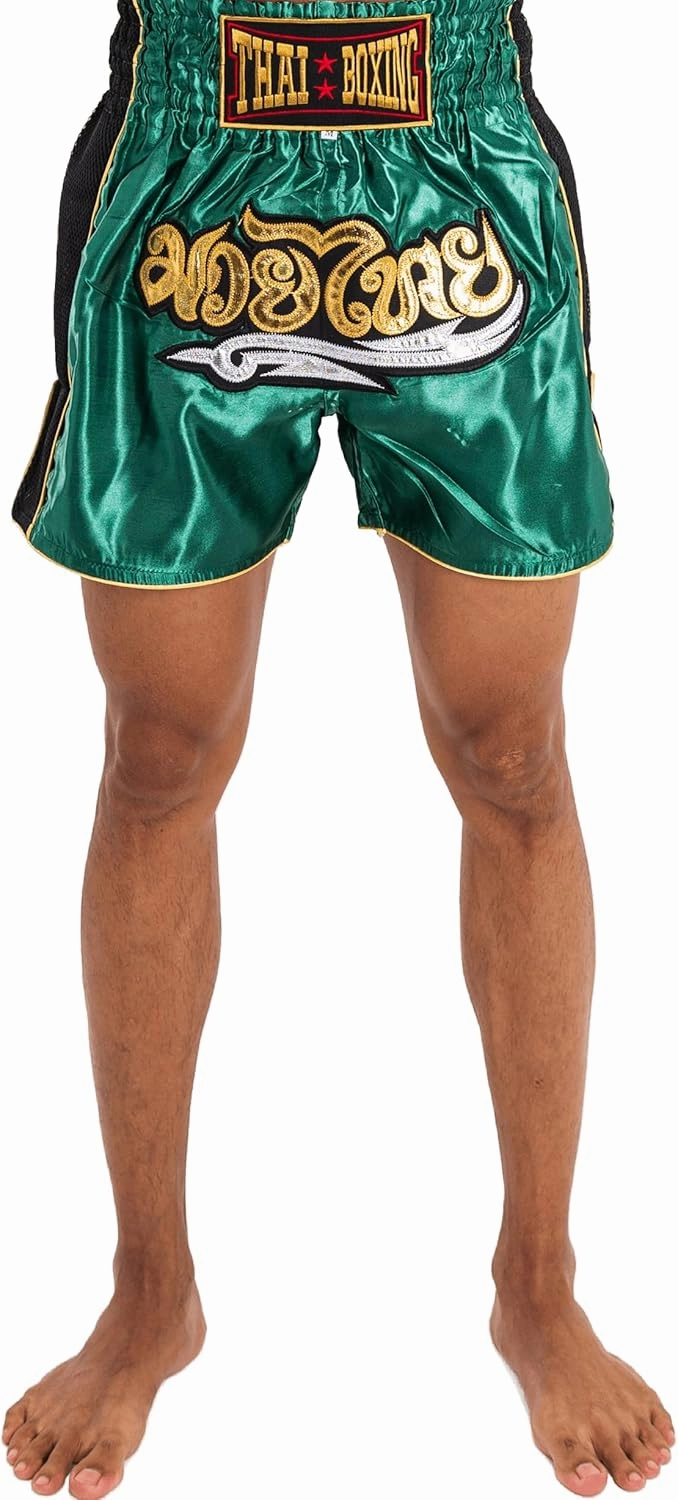 Muay Thai Shorts for Men Women Slim Cut MMA Boxing Shorts Training Kickboxing Clothing Martial Arts Trunks