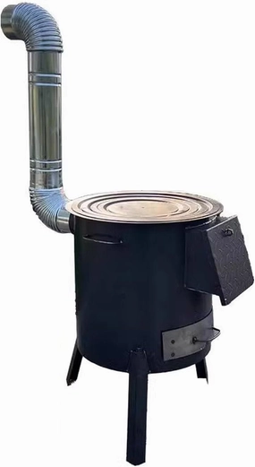 Multifunctional portable detachable wood stove, outdoor camping wood stove, mobile stove camping stove, 13.8inx25.6in, 210652