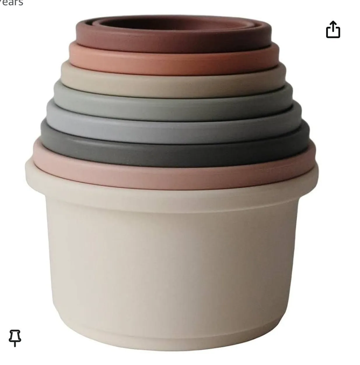 Mushie Stacking Cups