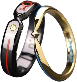 New 2026 Unisex Anime Black Saber Altria Pendragon Cosplay Ring Unisex Couple Adjustable Rings Accessories Decoration Jewelry Luxury With For You Trendy Creative For Women And Men