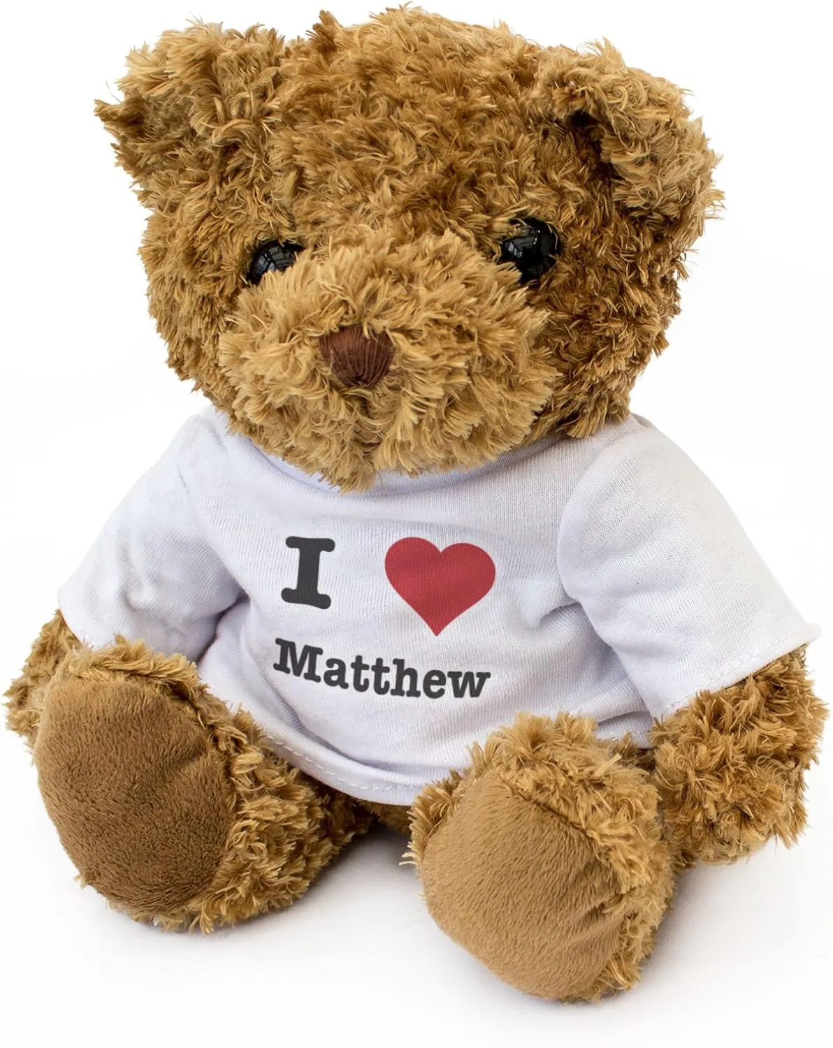 New - I Love Matthew - Teddy Bear - Cute Soft Cuddly - Gift Present Birthday Valentine