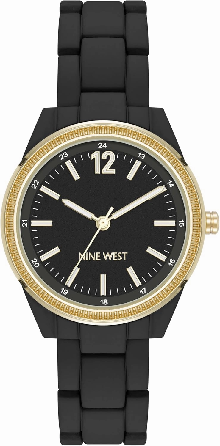 Nine West Women's Rubberized Bracelet Watch