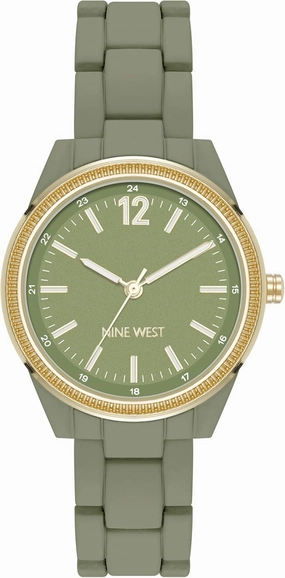 Nine West Women's Rubberized Bracelet Watch