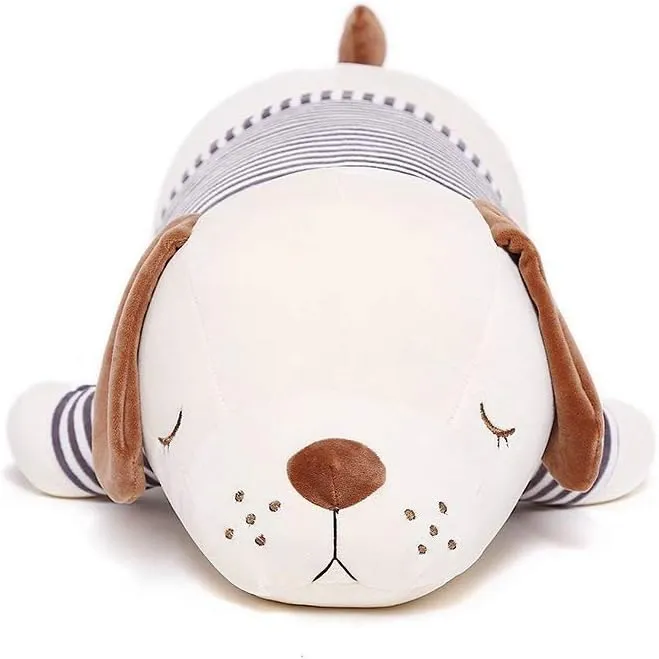 Niuniu Daddy 15" | 1.9 Pound Plush Puppy Weighted Stuffed Animal Soft Plush Toy Dog Cute Cuddle Hugging Pillow, Body Pillow Birthday Gift for Kids Adults Girls Boys
