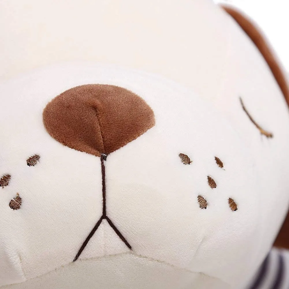 Niuniu Daddy 15" | 1.9 Pound Plush Puppy Weighted Stuffed Animal Soft Plush Toy Dog Cute Cuddle Hugging Pillow, Body Pillow Birthday Gift for Kids Adults Girls Boys