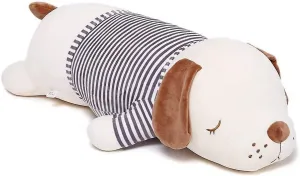 Niuniu Daddy 15" | 1.9 Pound Plush Puppy Weighted Stuffed Animal Soft Plush Toy Dog Cute Cuddle Hugging Pillow, Body Pillow Birthday Gift for Kids Adults Girls Boys