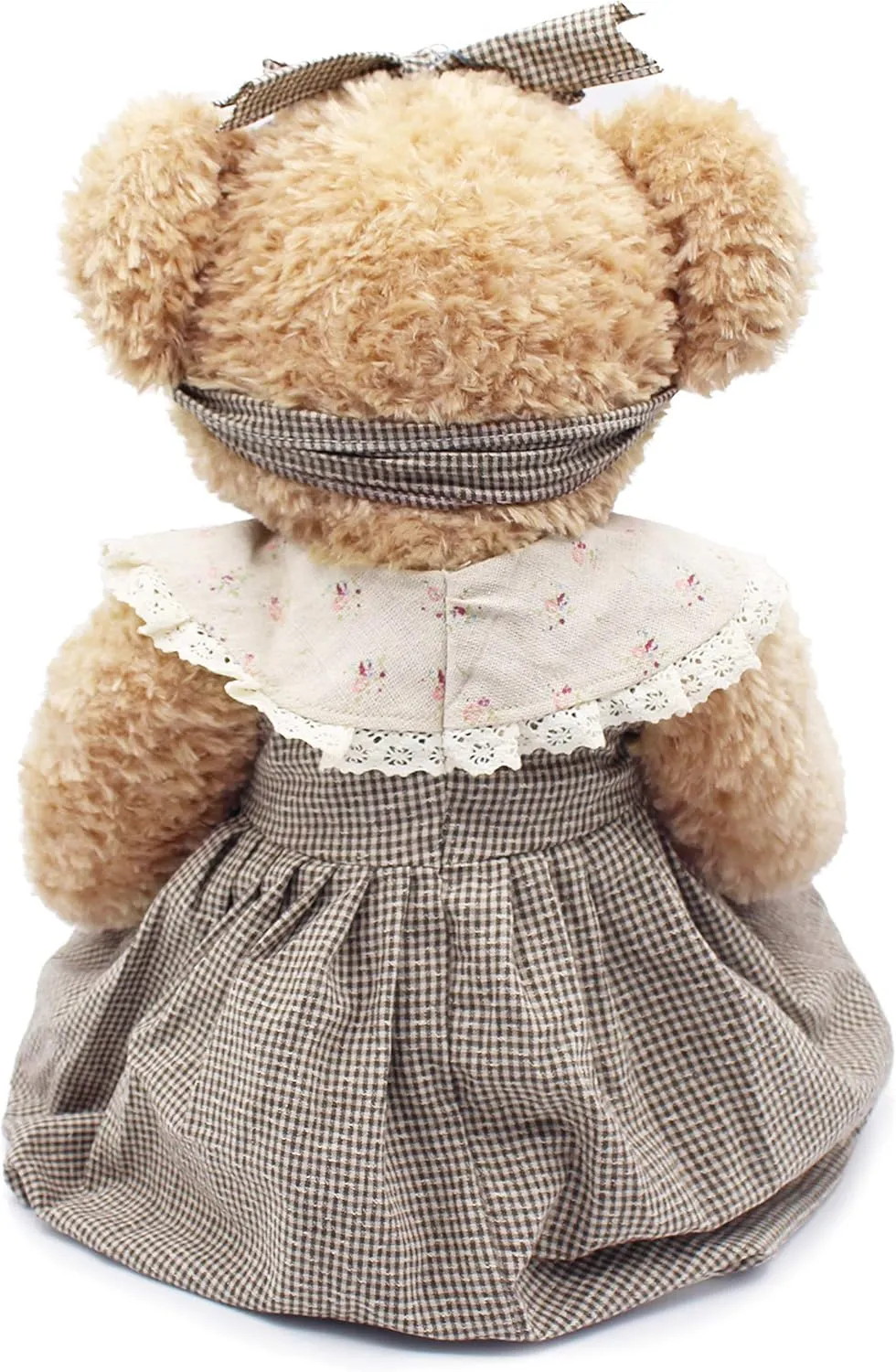 Oitscute Big Baby Teddy Bear with Cloth Cute Stuffed Animal Soft Plush Toy 25" (Black&Brown)