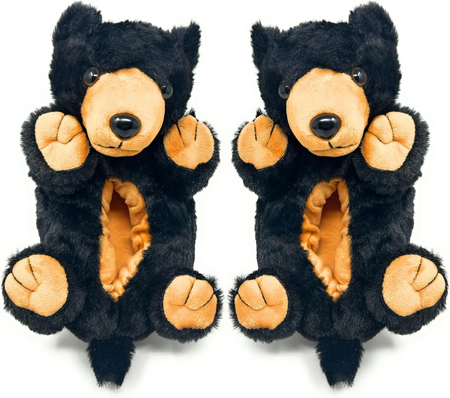 ooohyeah Funny Animal Hug Slippers for Women, Cute Plush Cozy Warm Slippers, Novelty Slippers with Grippers