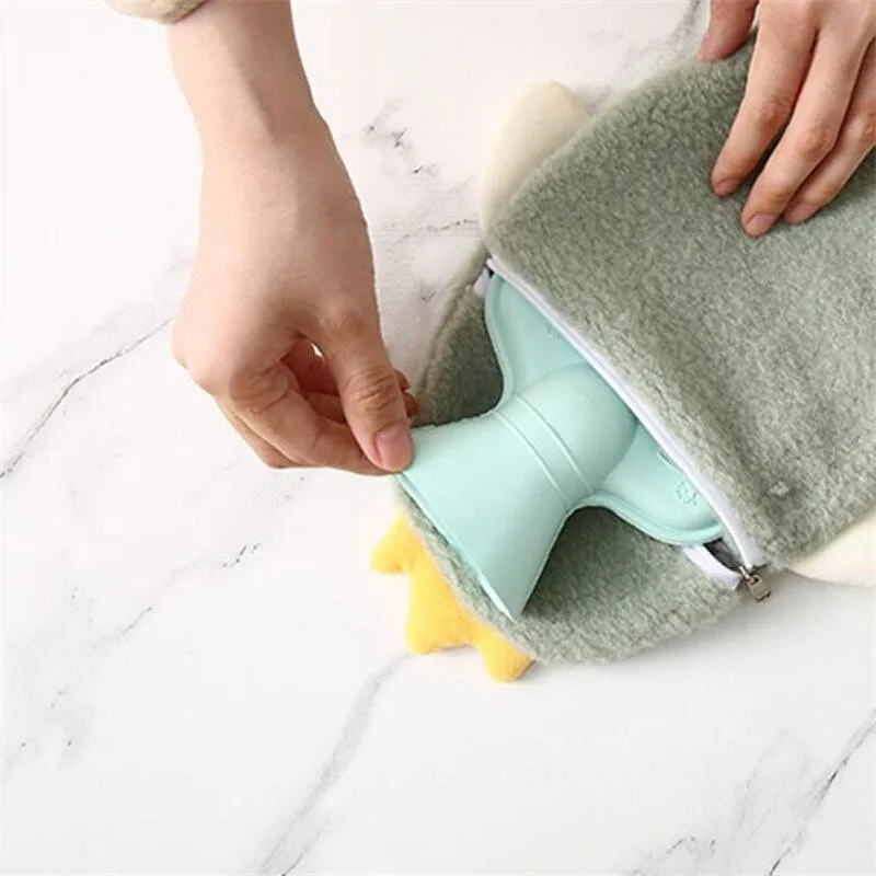 Pastel Animal Friends Portable Hot Water Bottle